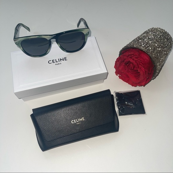 Celine 58mm Round Sunglasses New In Case & Box’s - Comes With Cleaning Cloth - Picture 10 of 15